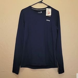 Baleaf Thermal Fleece Lined Top Navy size Large NWT